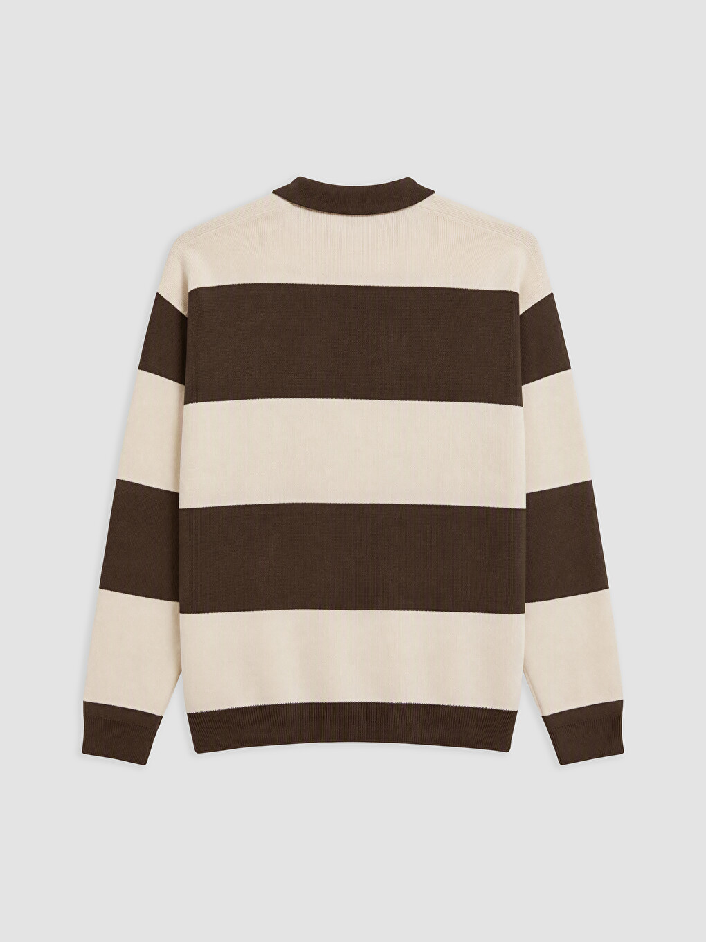 Polo Collar Embroidered Men's Knitwear Sweater-3