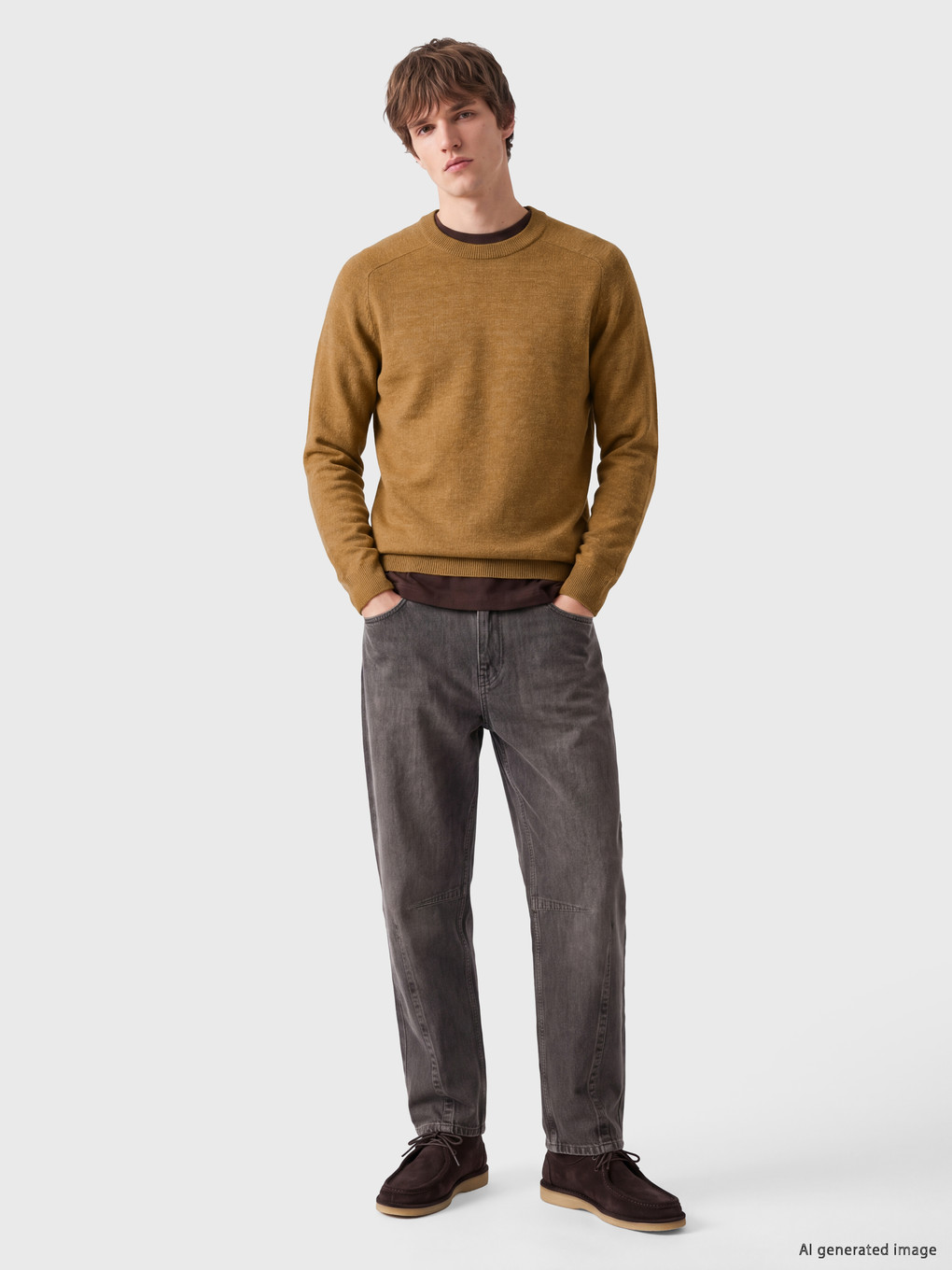 Man Yellow Sweater-1