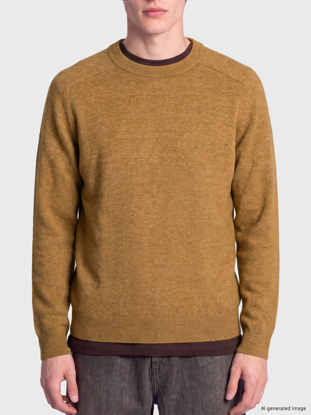 Man Yellow Sweater-2