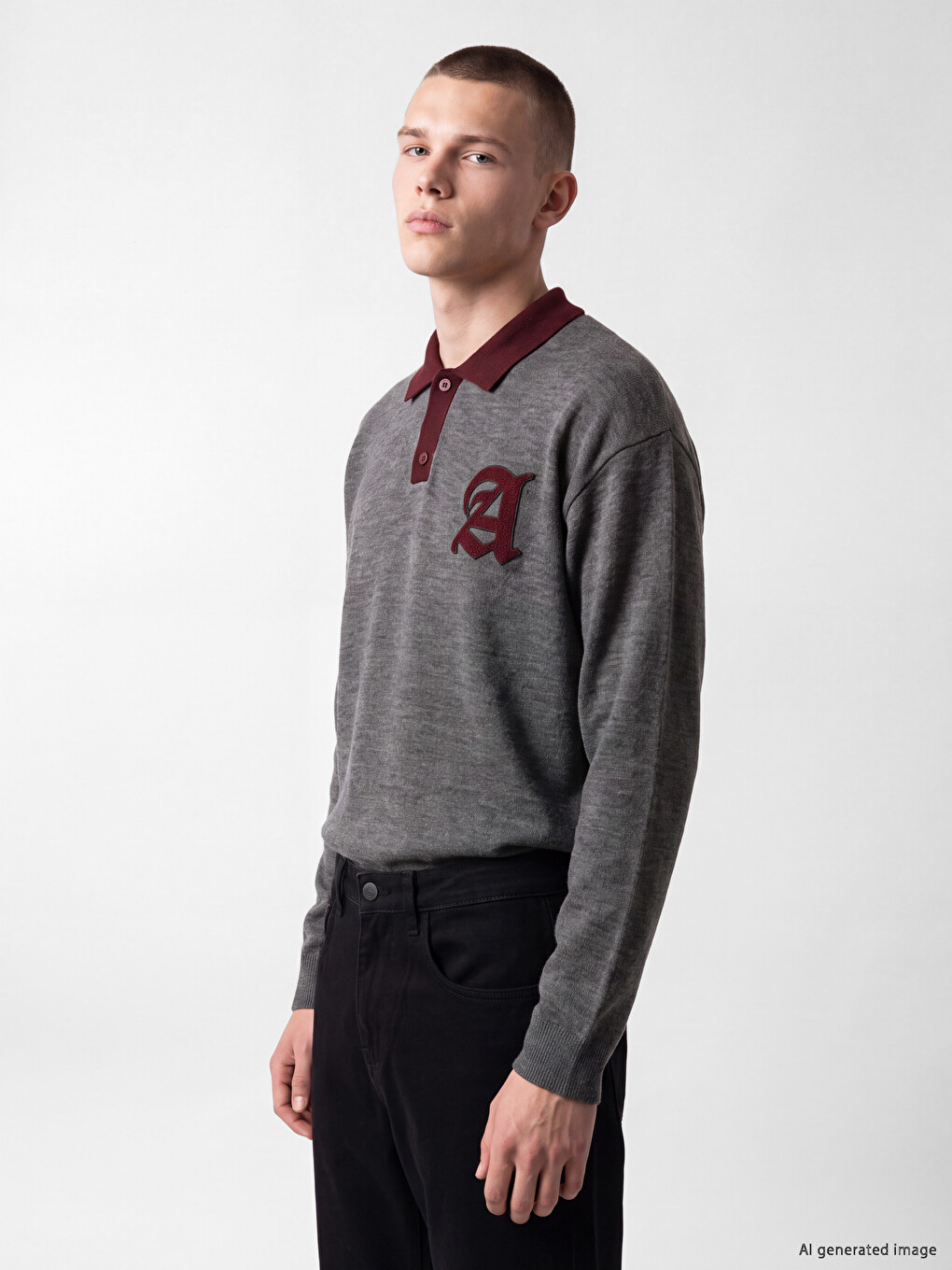 Man Anthracite Sweater
