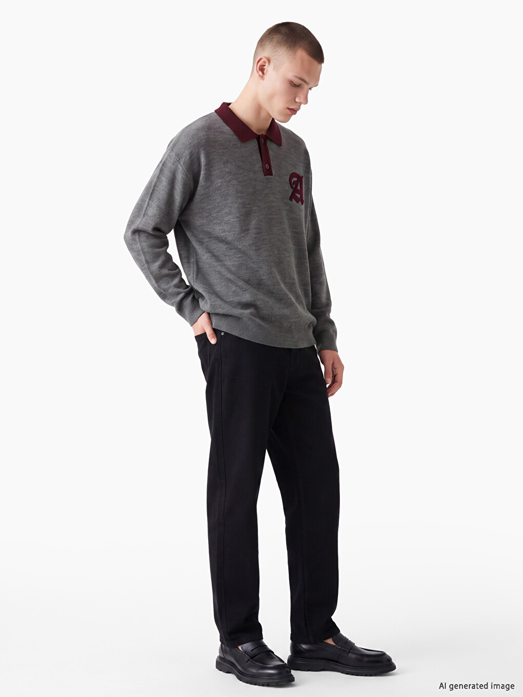 Man Anthracite Sweater-1