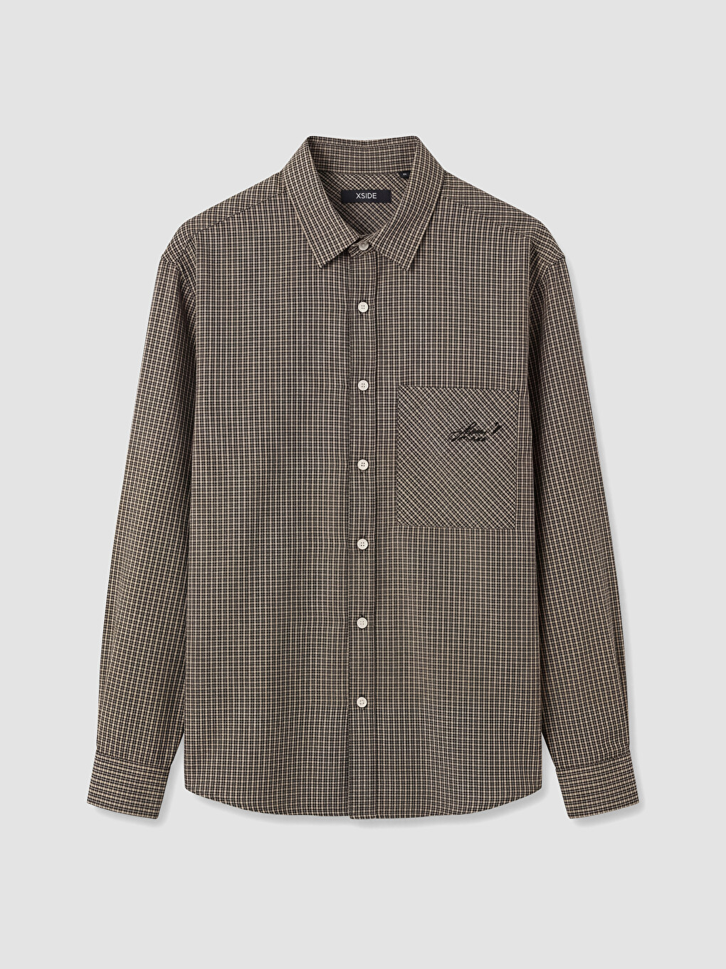 Man Brown Shirt