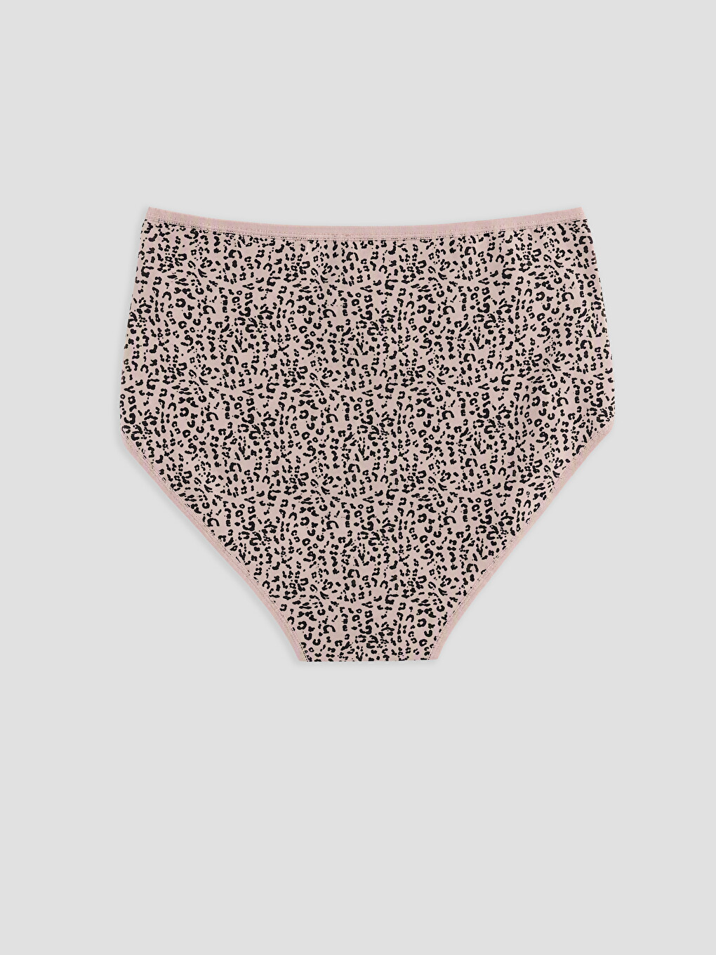 Kahverengi Leopar Desenli Klasik Külot 3'lü-4