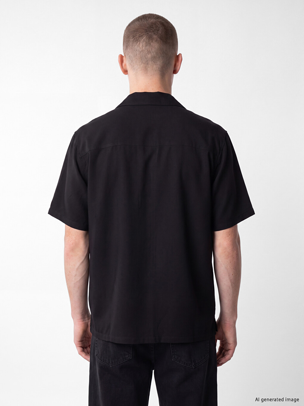 Standard Fit Printed Men's Textured Shirt-3