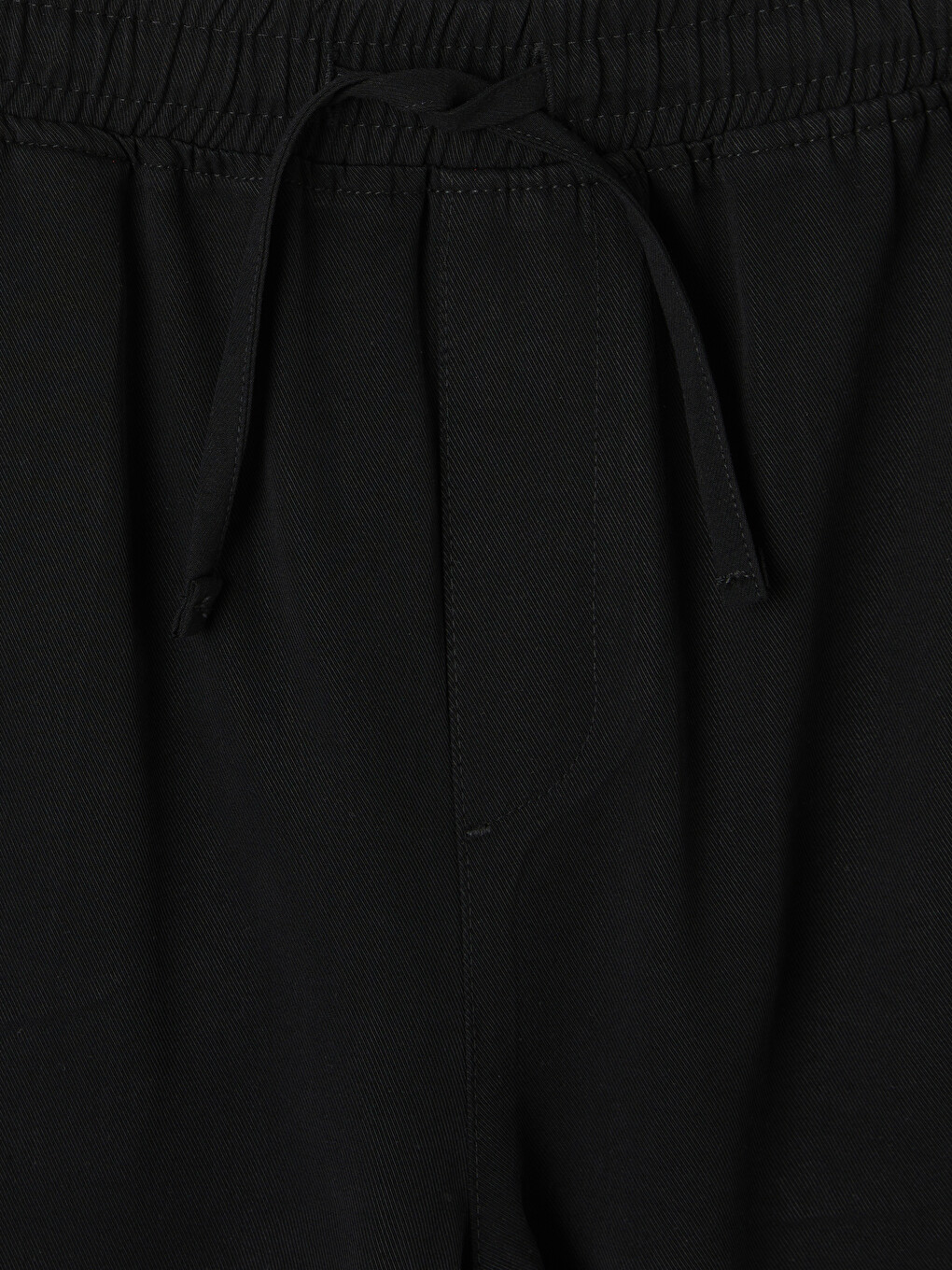 Antrasit Loose Fit Gabardin Erkek Şort-1