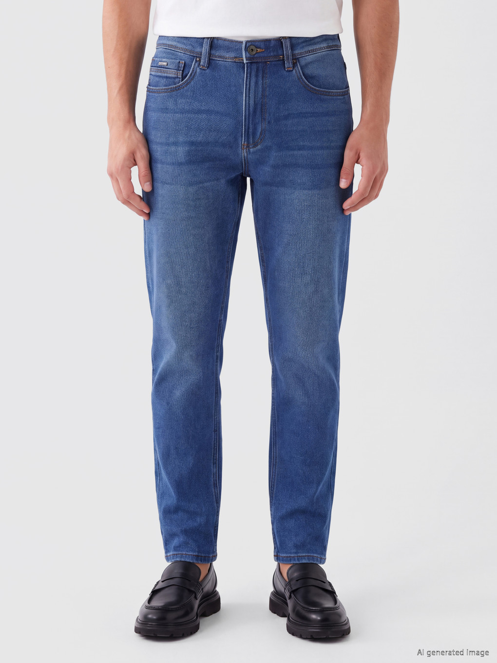 Man Indigo Jeans-1