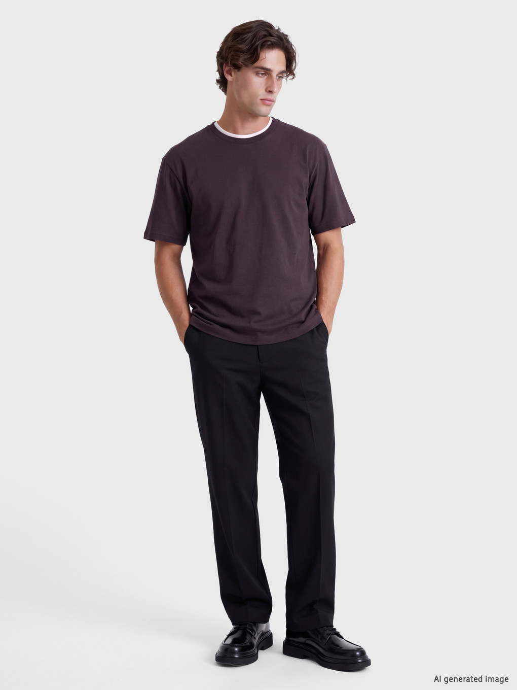 Crew Neck Men's T-shirt-1