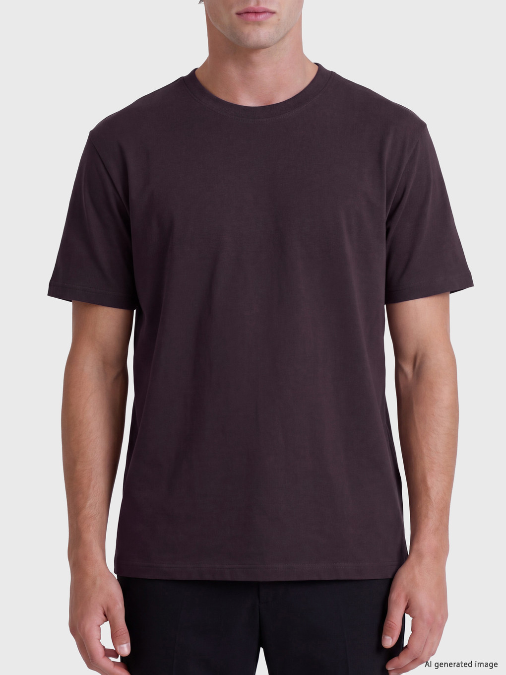 Crew Neck Men's T-shirt-2