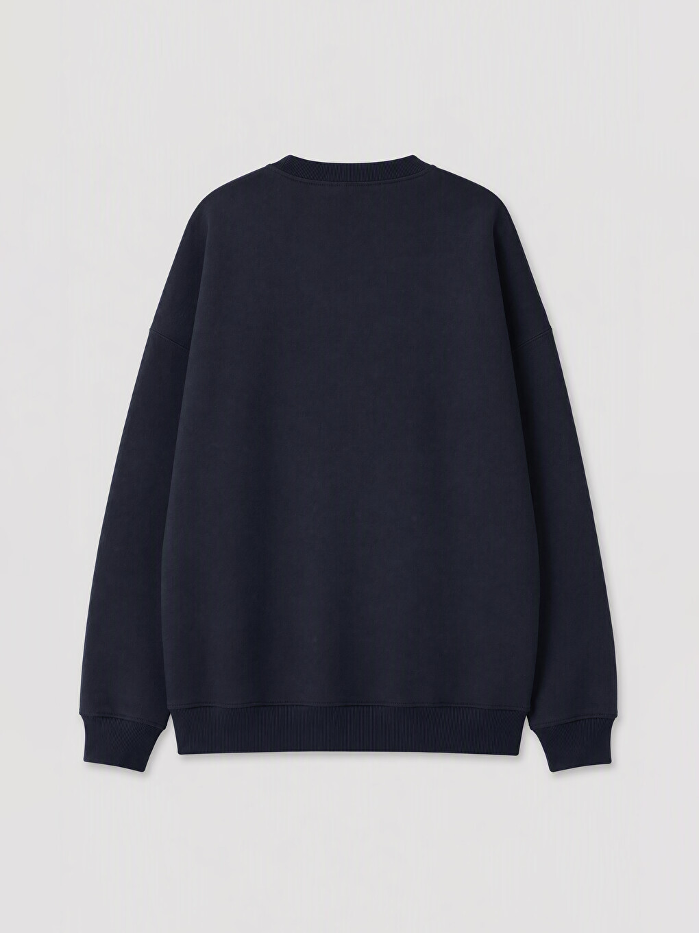 Crew Neck Embroidered Women's Thick Sweatshirt-5