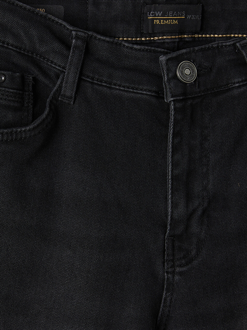 Siyah 750 Slim Fit Erkek Jean Pantolon-6