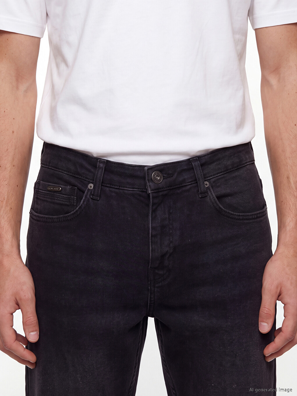 Siyah 750 Slim Fit Erkek Jean Pantolon-2