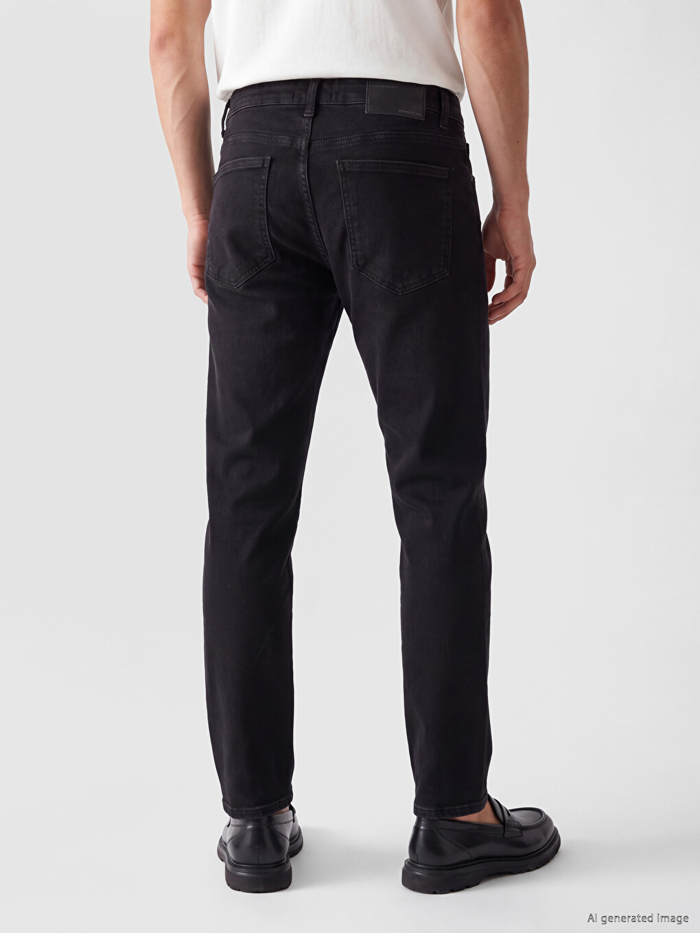 Siyah 750 Slim Fit Erkek Jean Pantolon-3
