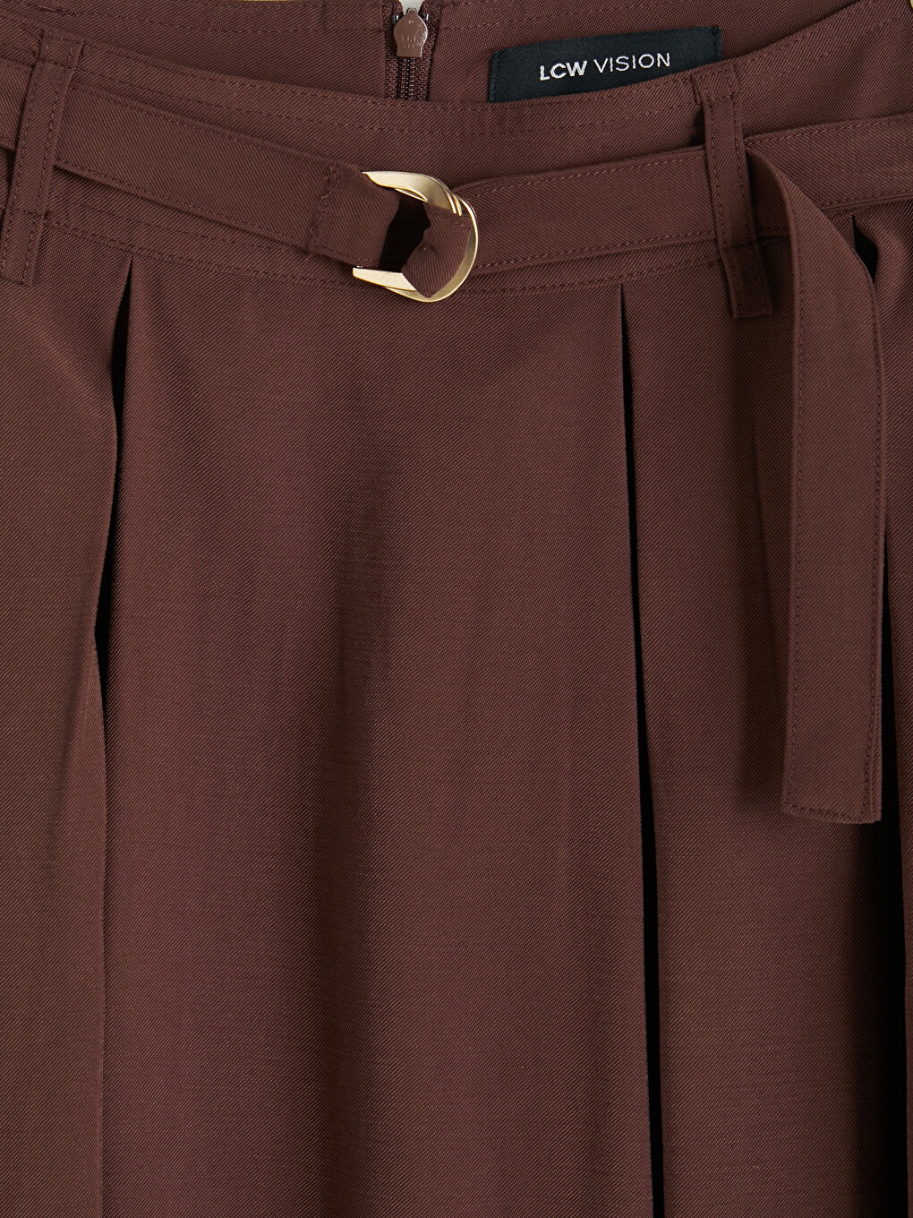 Woman Plum Skirt-6