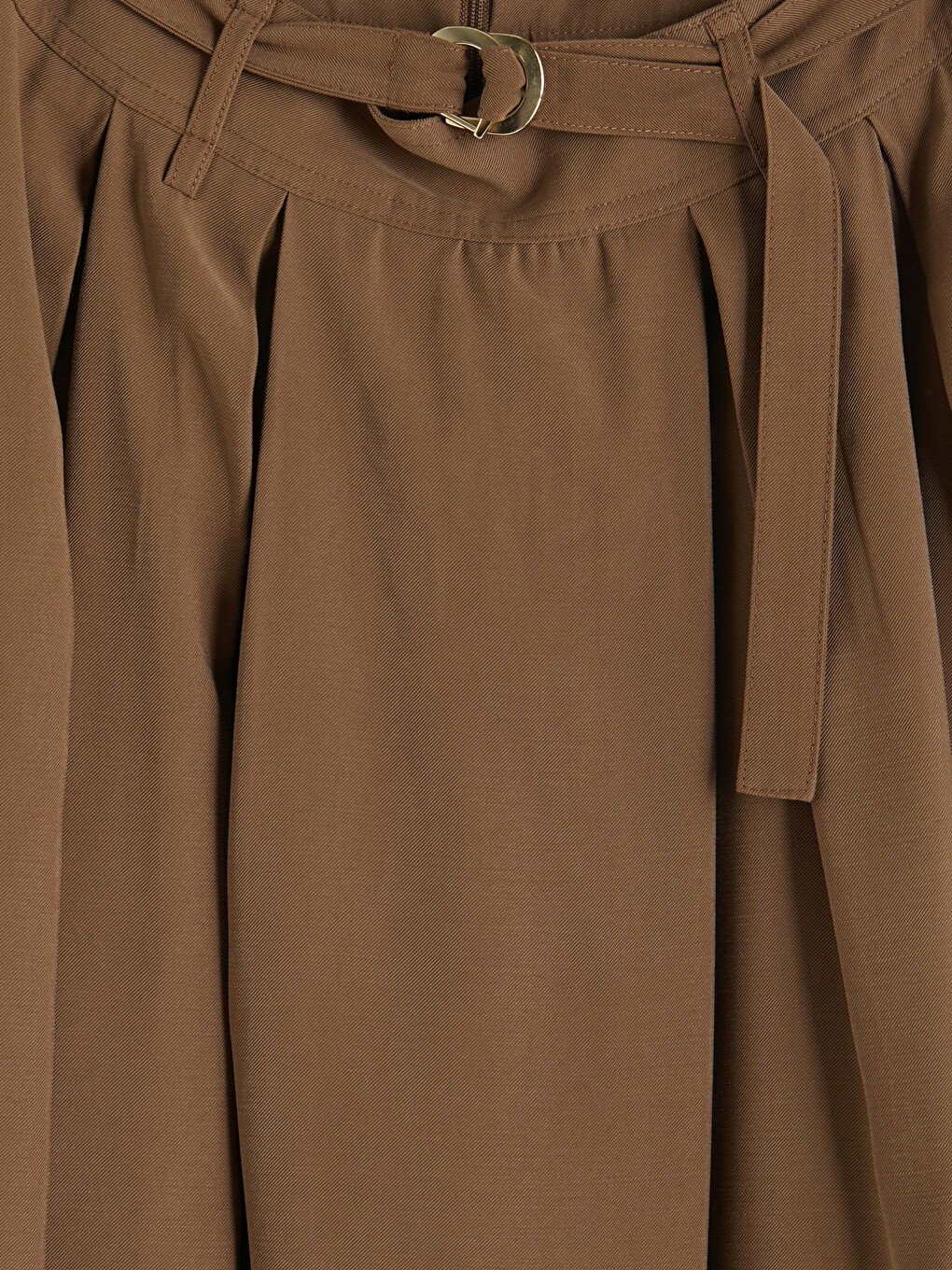 Woman Brown Skirt-5