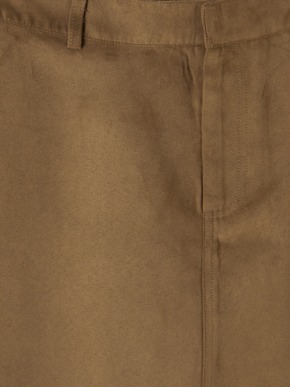 A-line Faux Suede Skirt-5