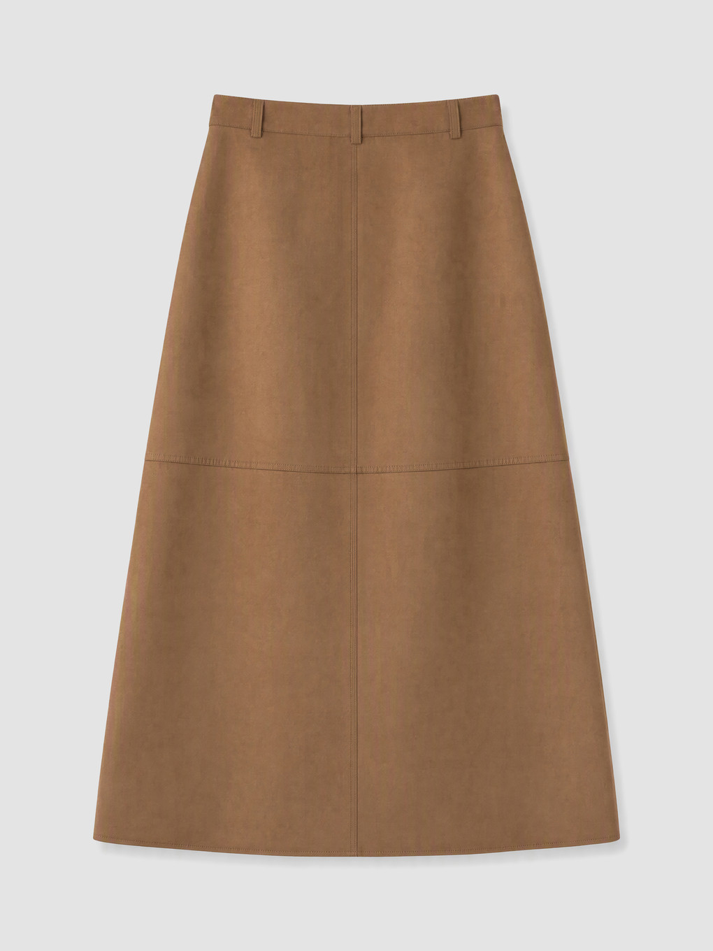 A-line Faux Suede Skirt-6