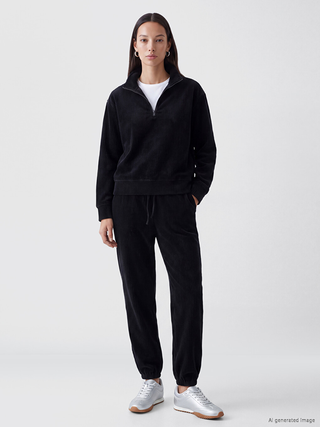 Women's Velvet Jogger Sweatpants