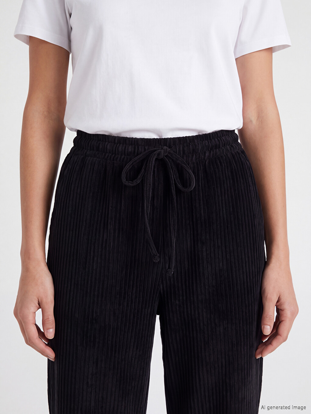 Women's Velvet Jogger Sweatpants-2