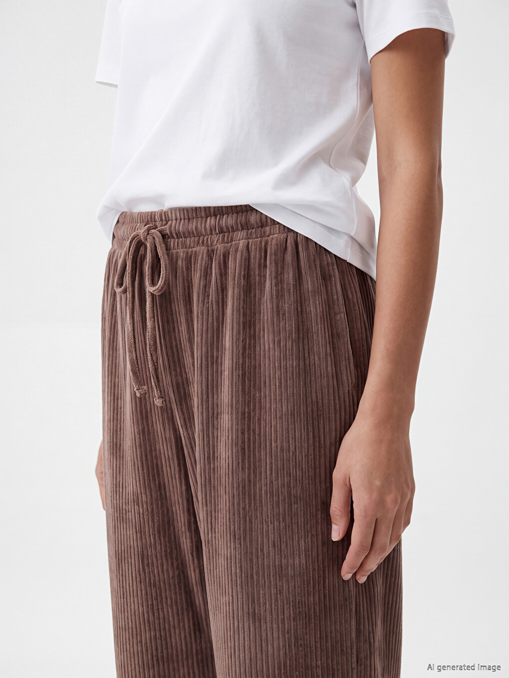Women's Velvet Jogger Sweatpants-2