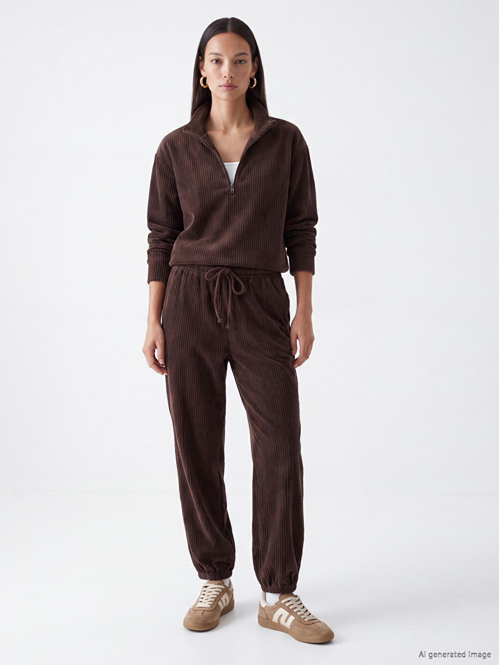 Women's Velvet Jogger Sweatpants