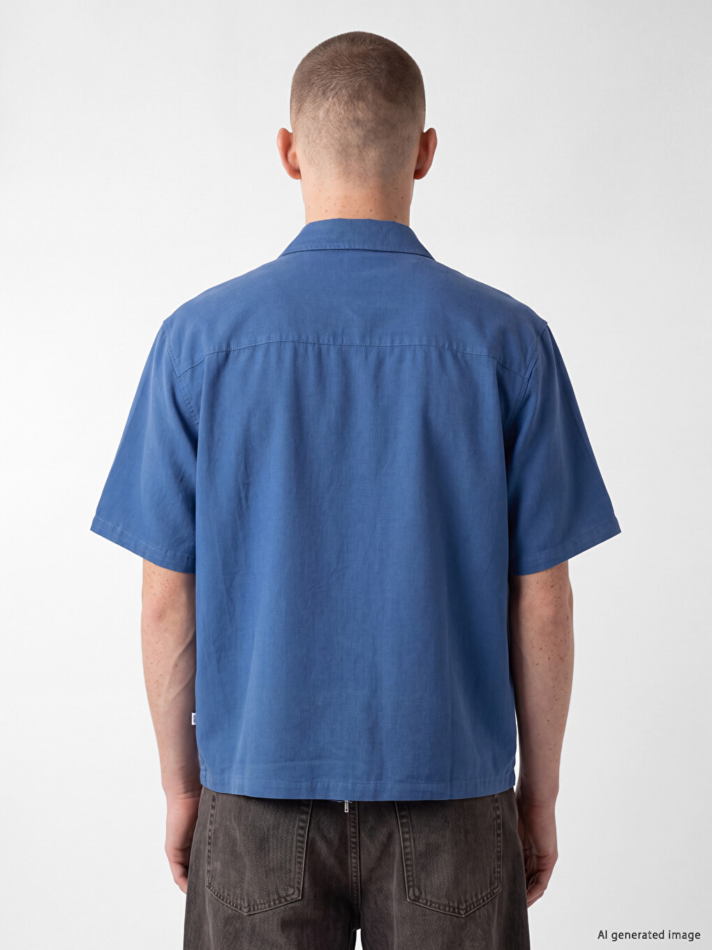 Relax Fit Embroidered Twill Men's Shirt-3