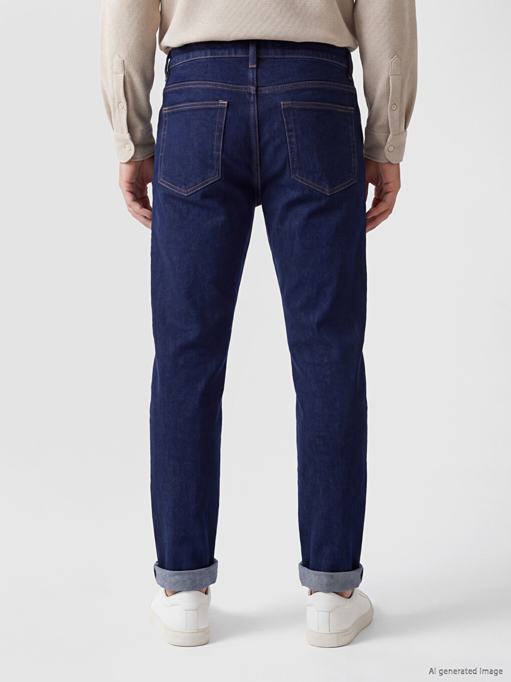 Man Indigo Jeans-3