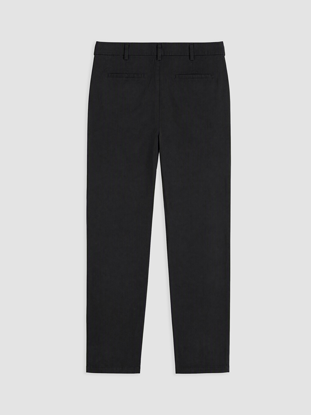 Siyah Regular Fit Gabardin Erkek Pantolon-1