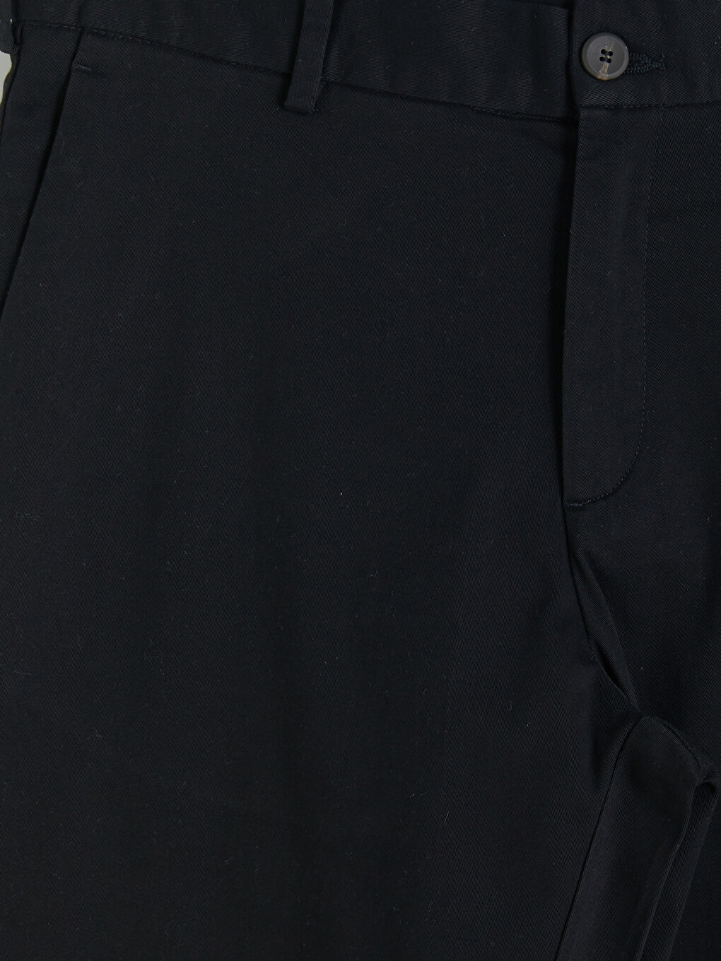 Siyah Regular Fit Gabardin Erkek Pantolon-2