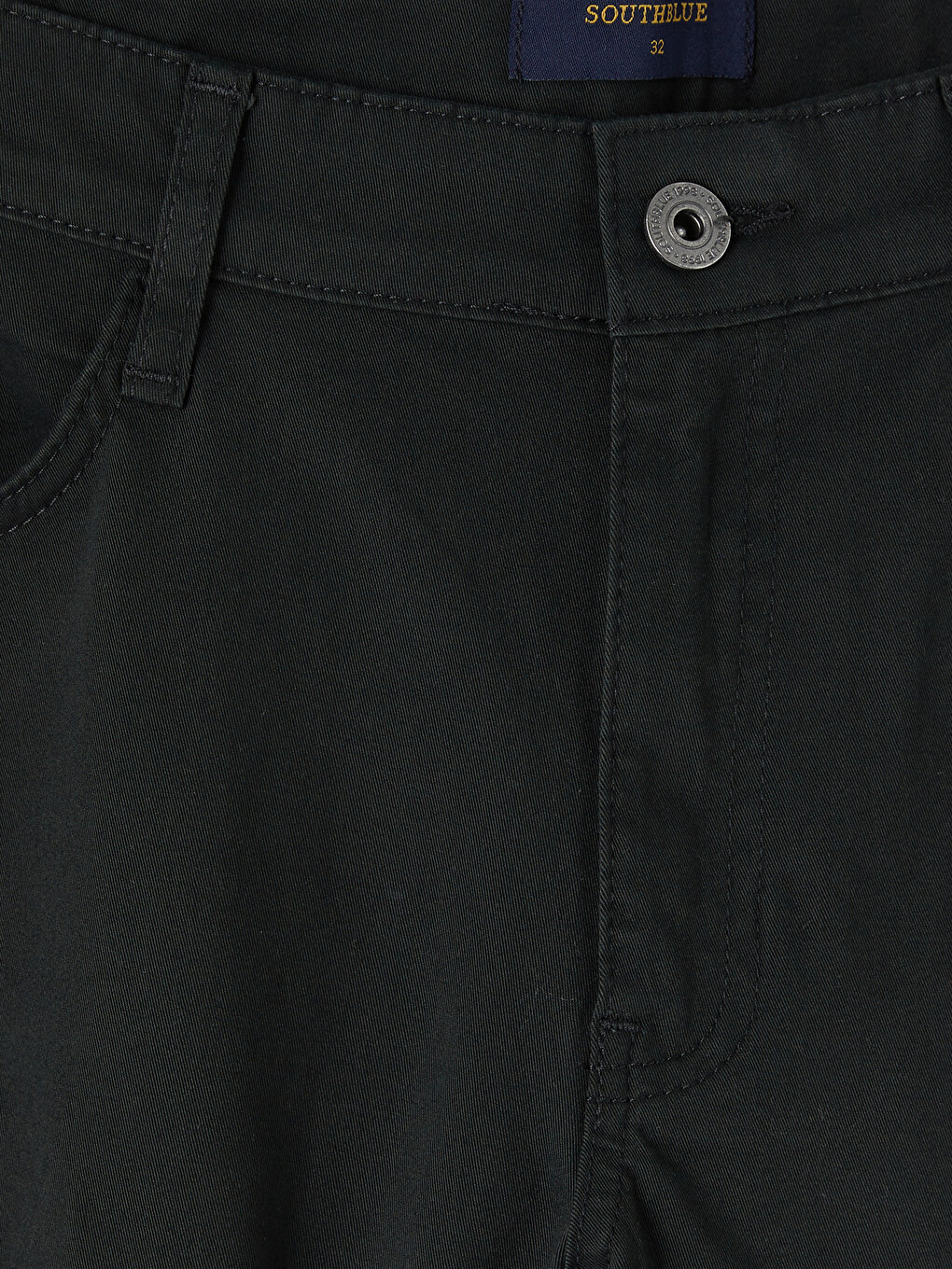 Yeşil Standart Kalıp Gabardin Erkek Pantolon-1