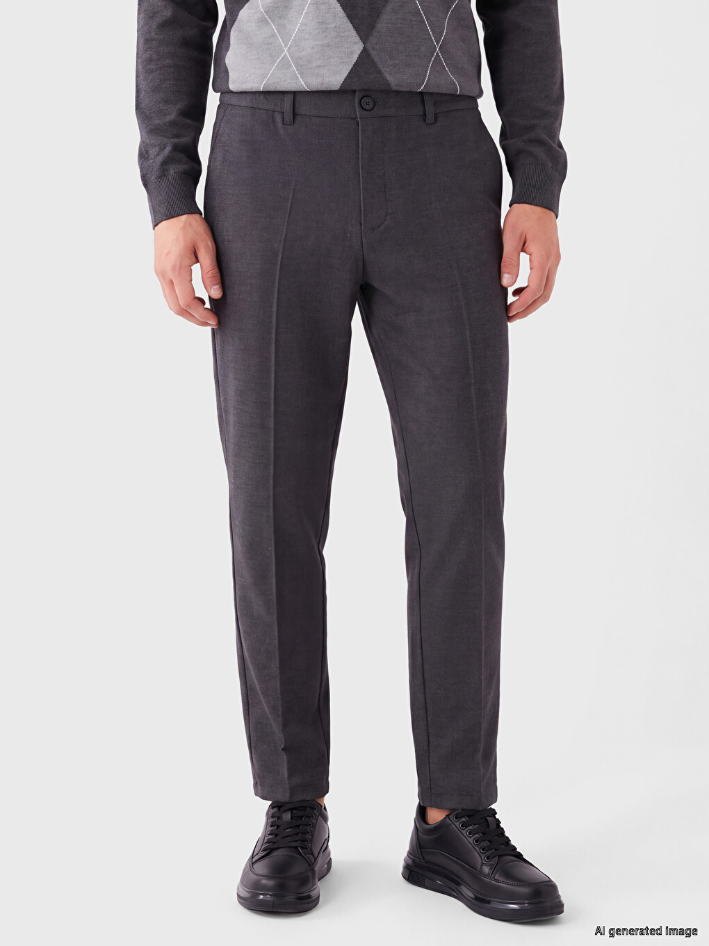 Regular Fit Men's Trousers-1