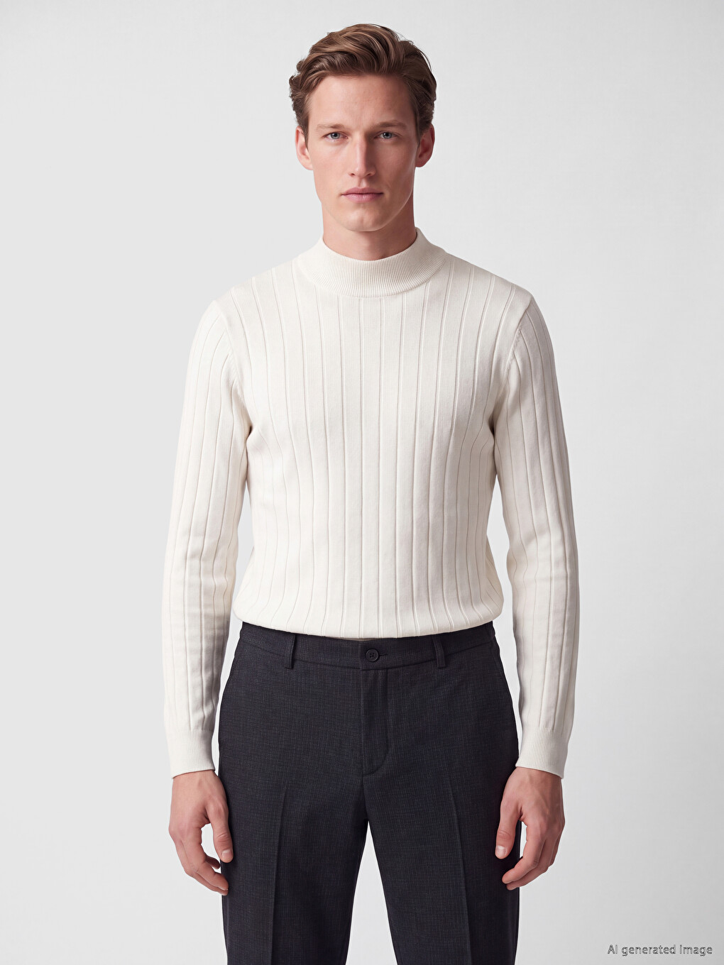 Lacivert Regular Fit Erkek Pantolon-2