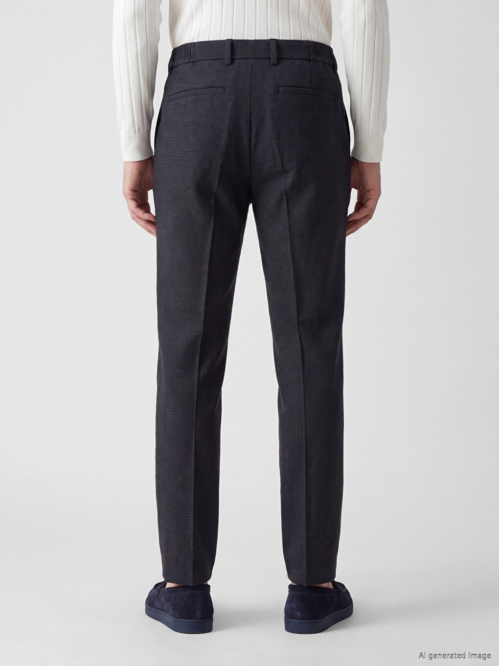 Lacivert Regular Fit Erkek Pantolon-3