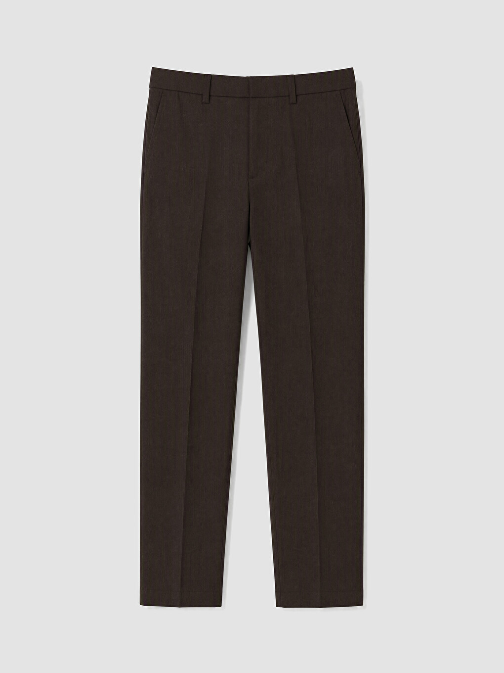 Kahverengi Regular Fit Erkek Pileli Pantolon