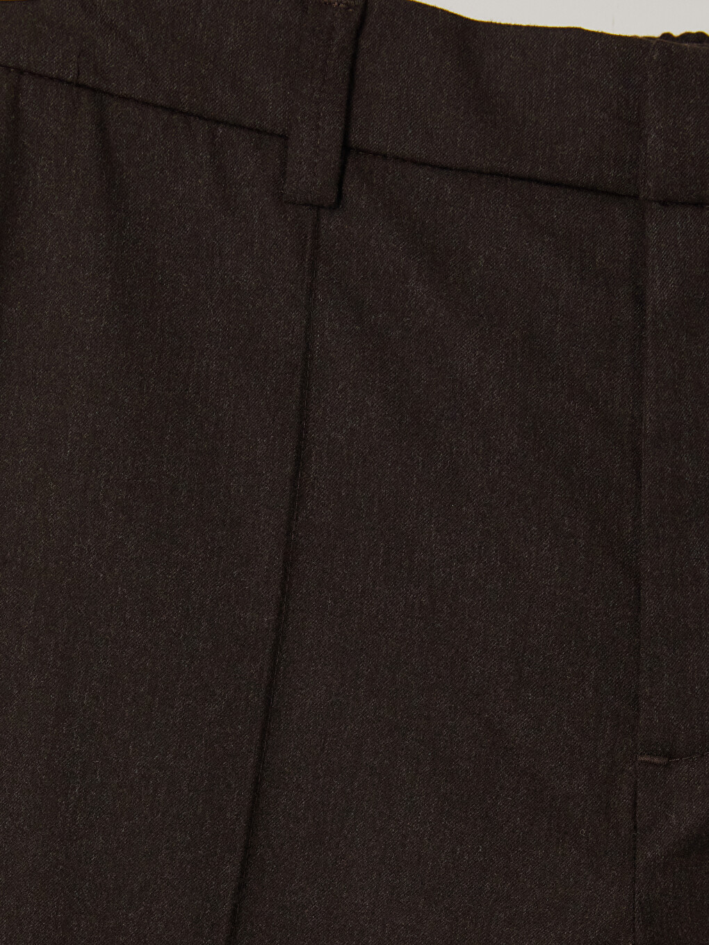 Kahverengi Regular Fit Erkek Pileli Pantolon-1