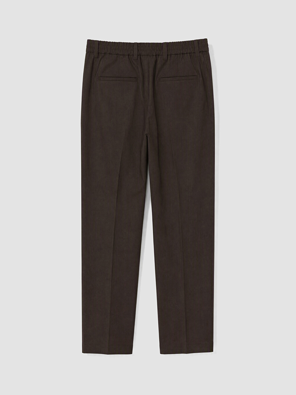 Kahverengi Regular Fit Erkek Pileli Pantolon-2
