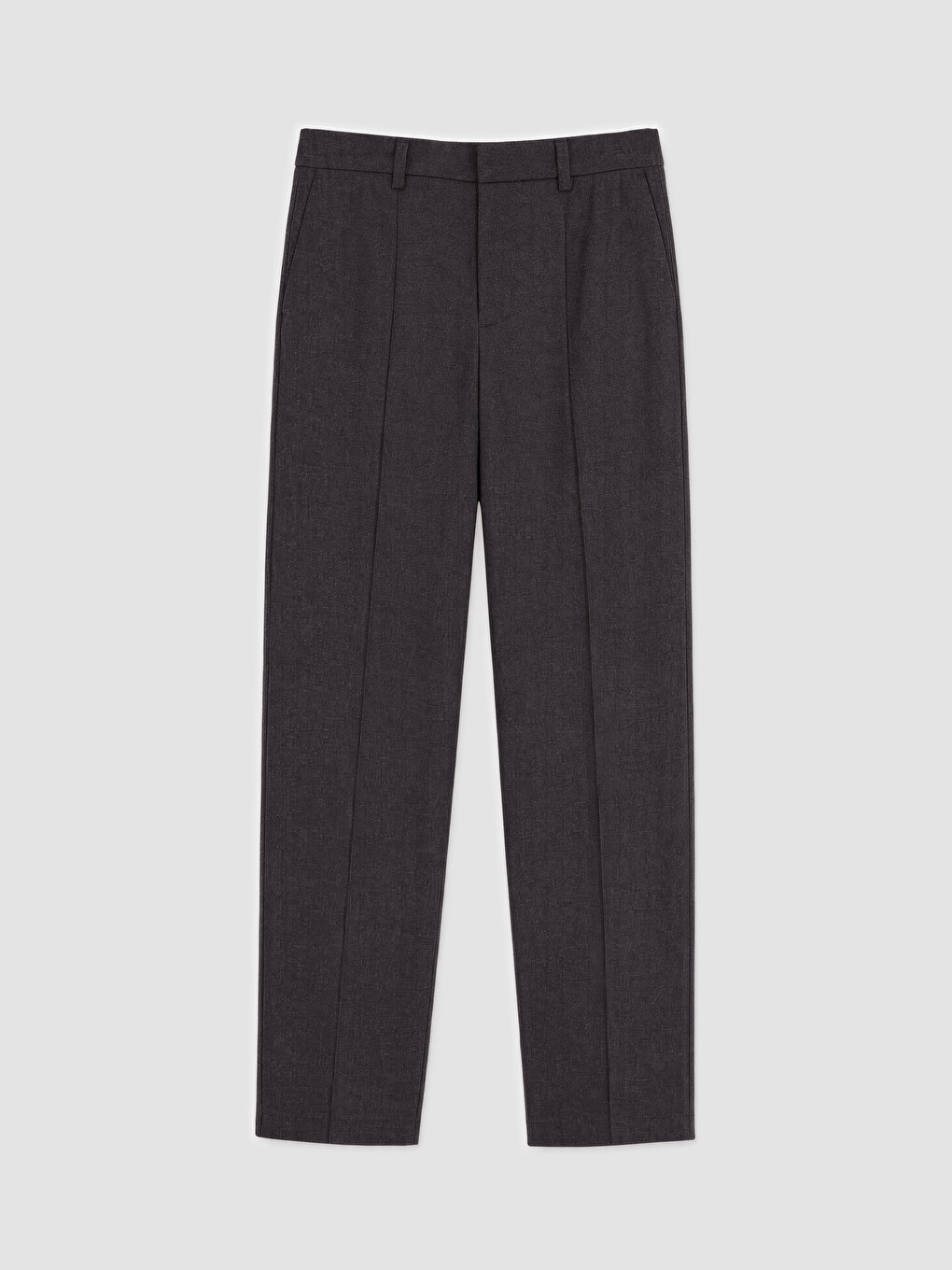 Gri Regular Fit Erkek Pileli Pantolon