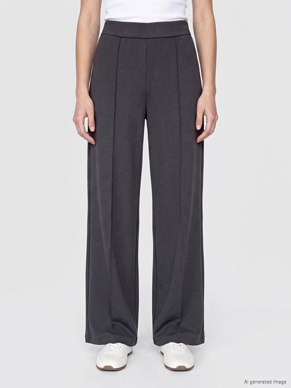 Wide Leg Women's Sweatpants-1