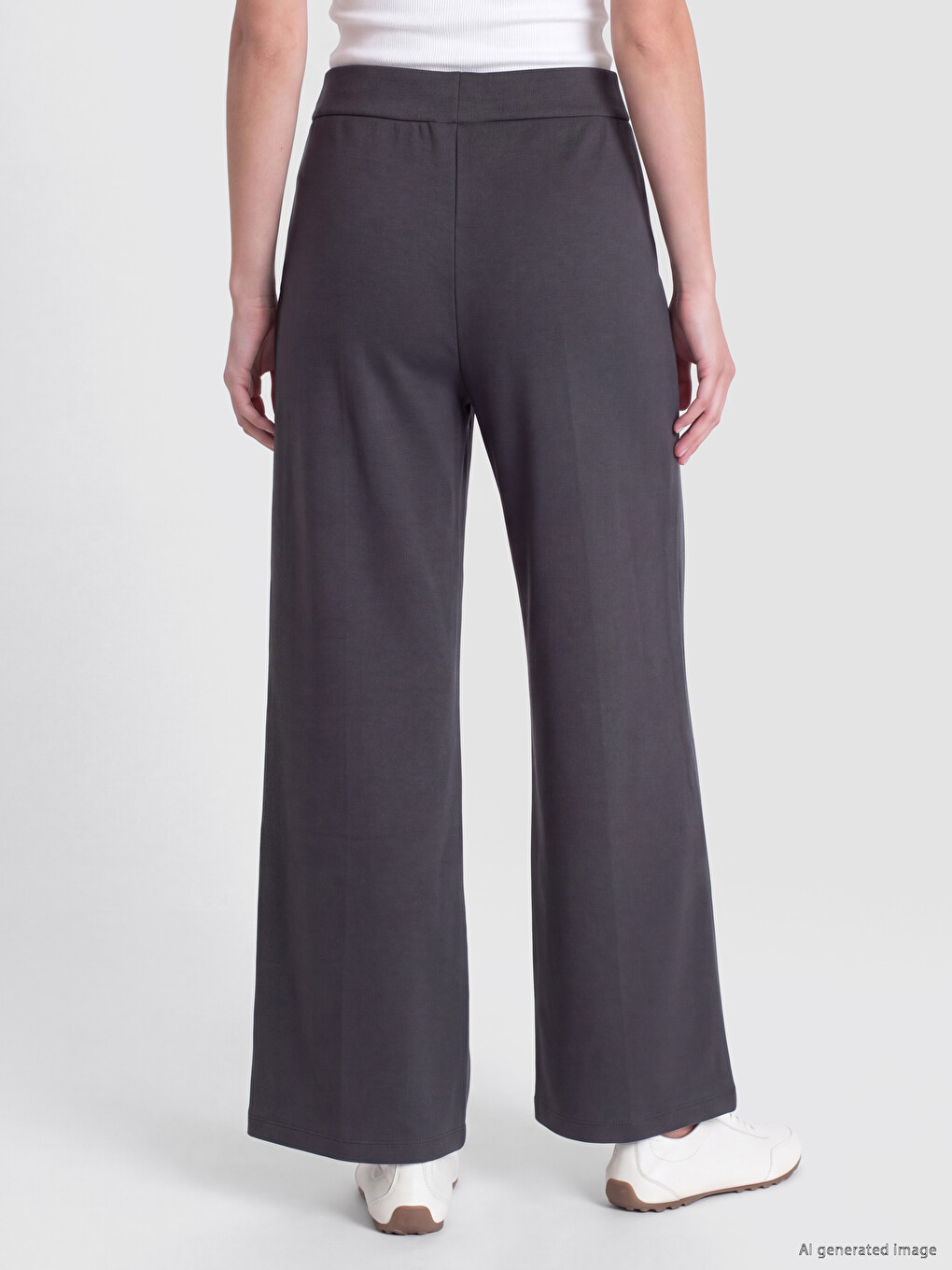 Wide Leg Women's Sweatpants-3