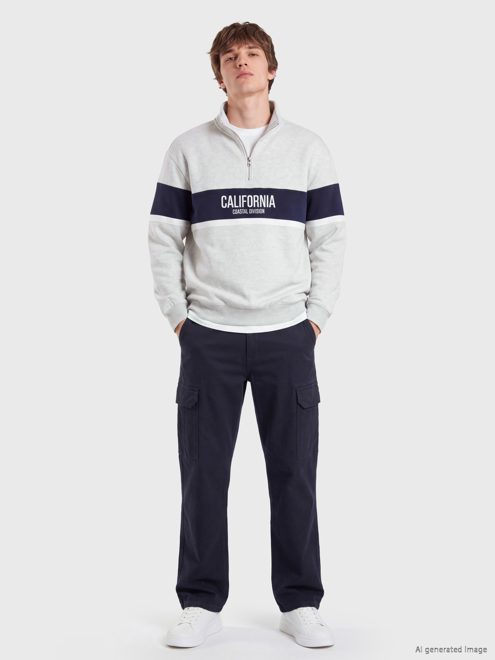 Man Grey Sweatshirt-1