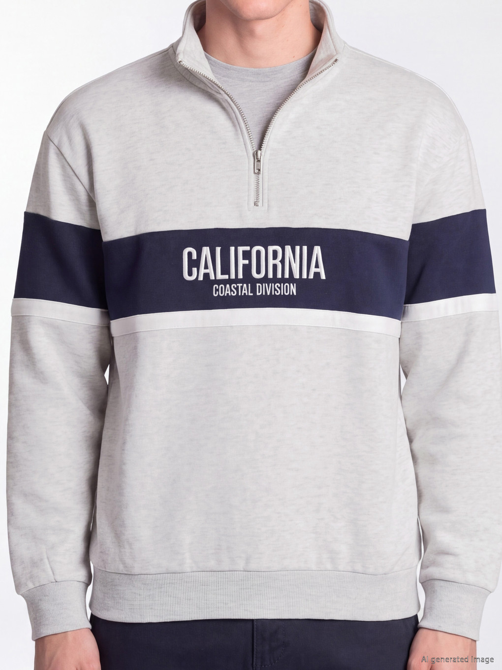 Man Grey Sweatshirt-2