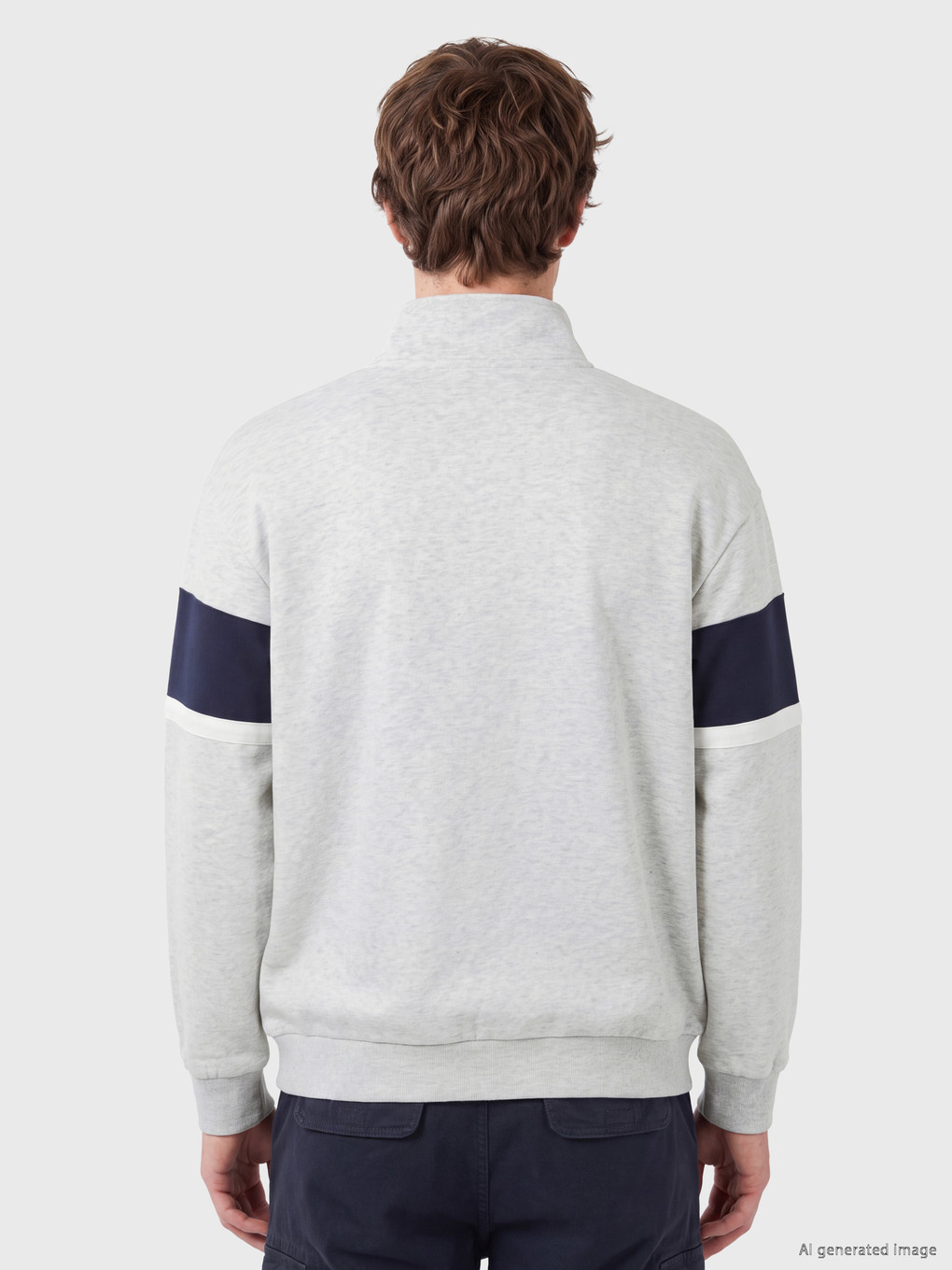 Man Grey Sweatshirt-3