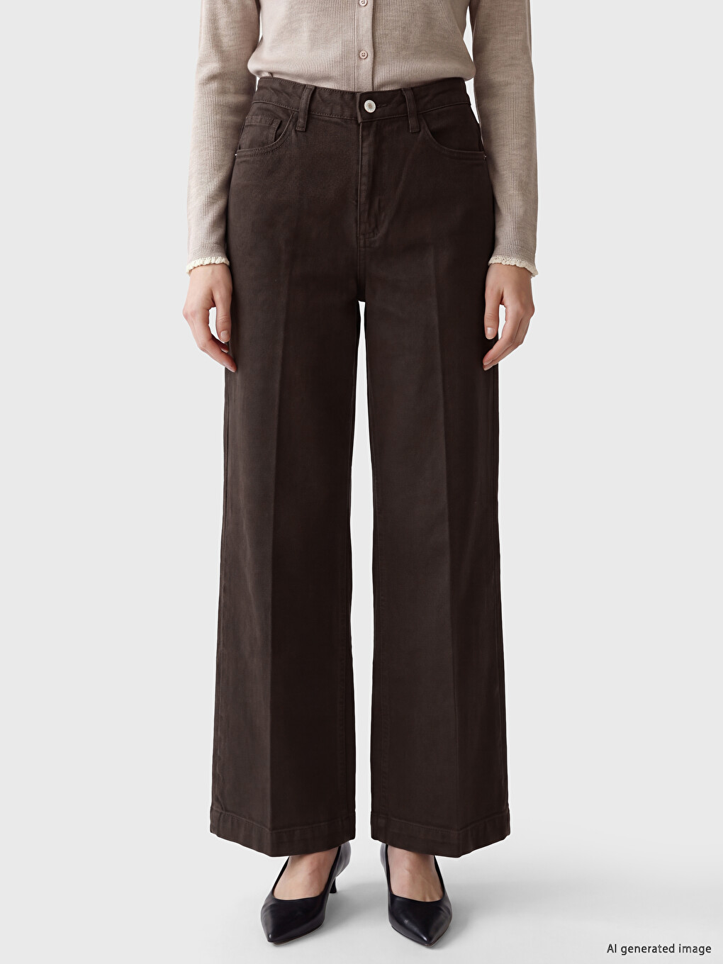 Wideleg Women's Jeans-1