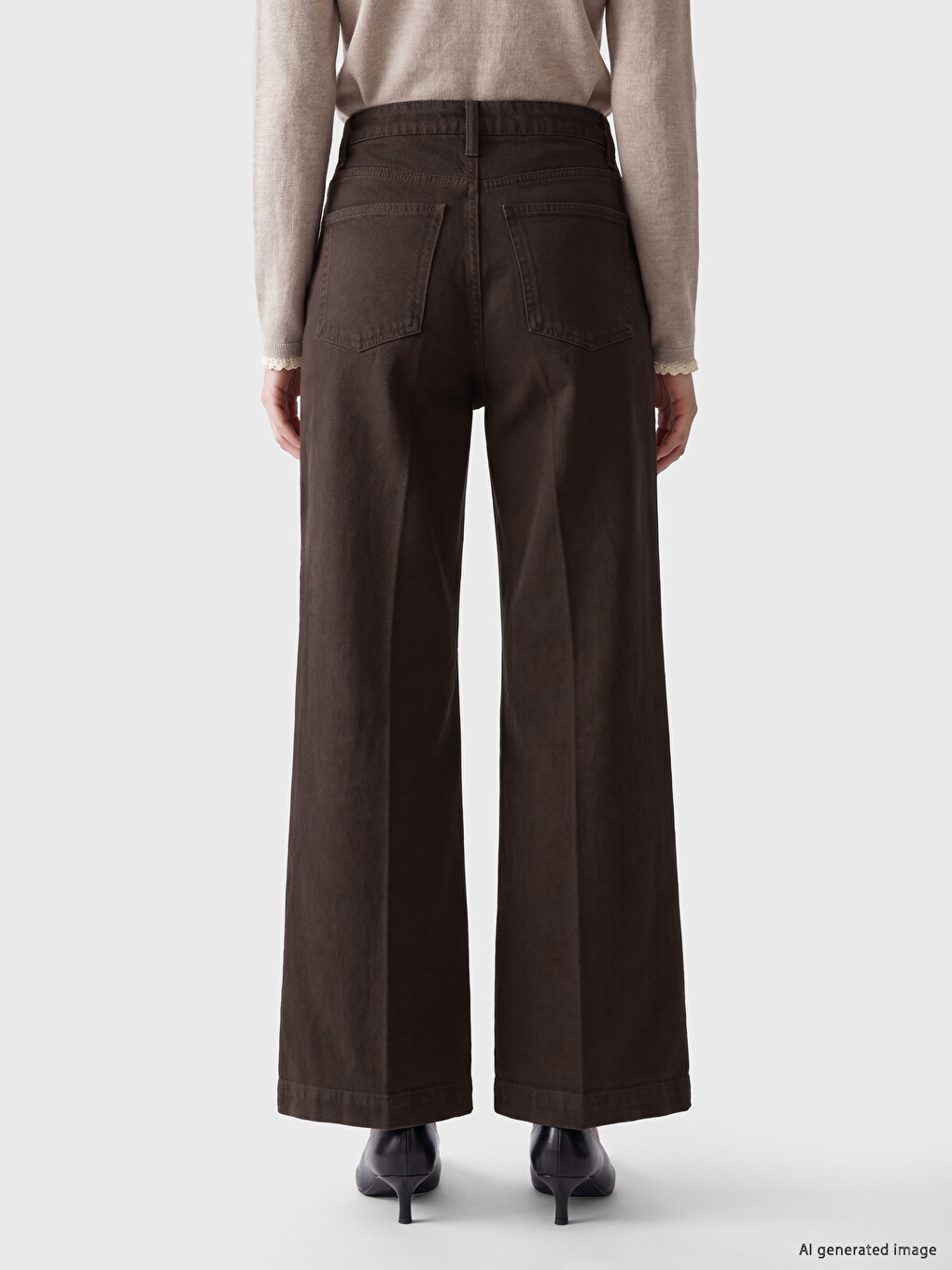 Wideleg Women's Jeans-3