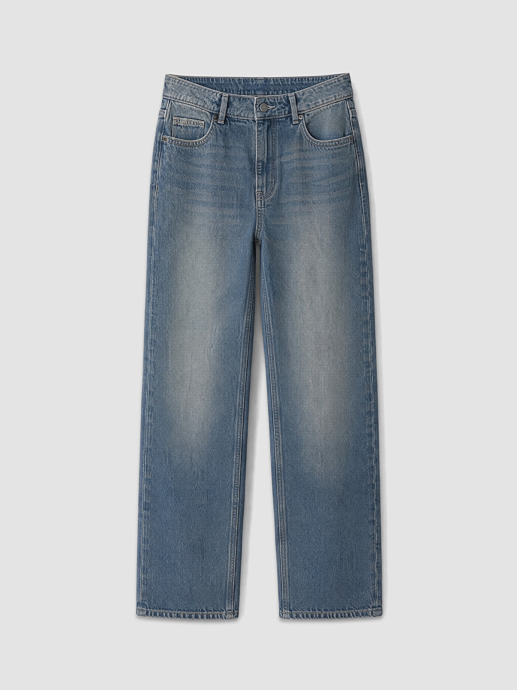 Straight Fit Women's Jeans-4