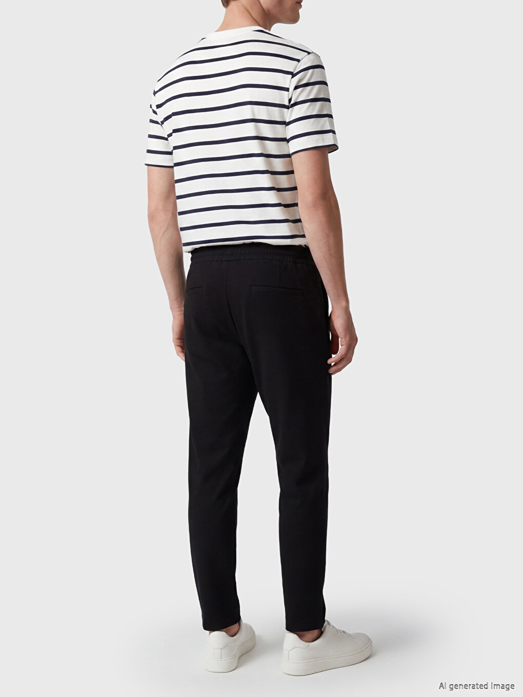 Siyah Regular Fit Erkek Eşofman Altı-3