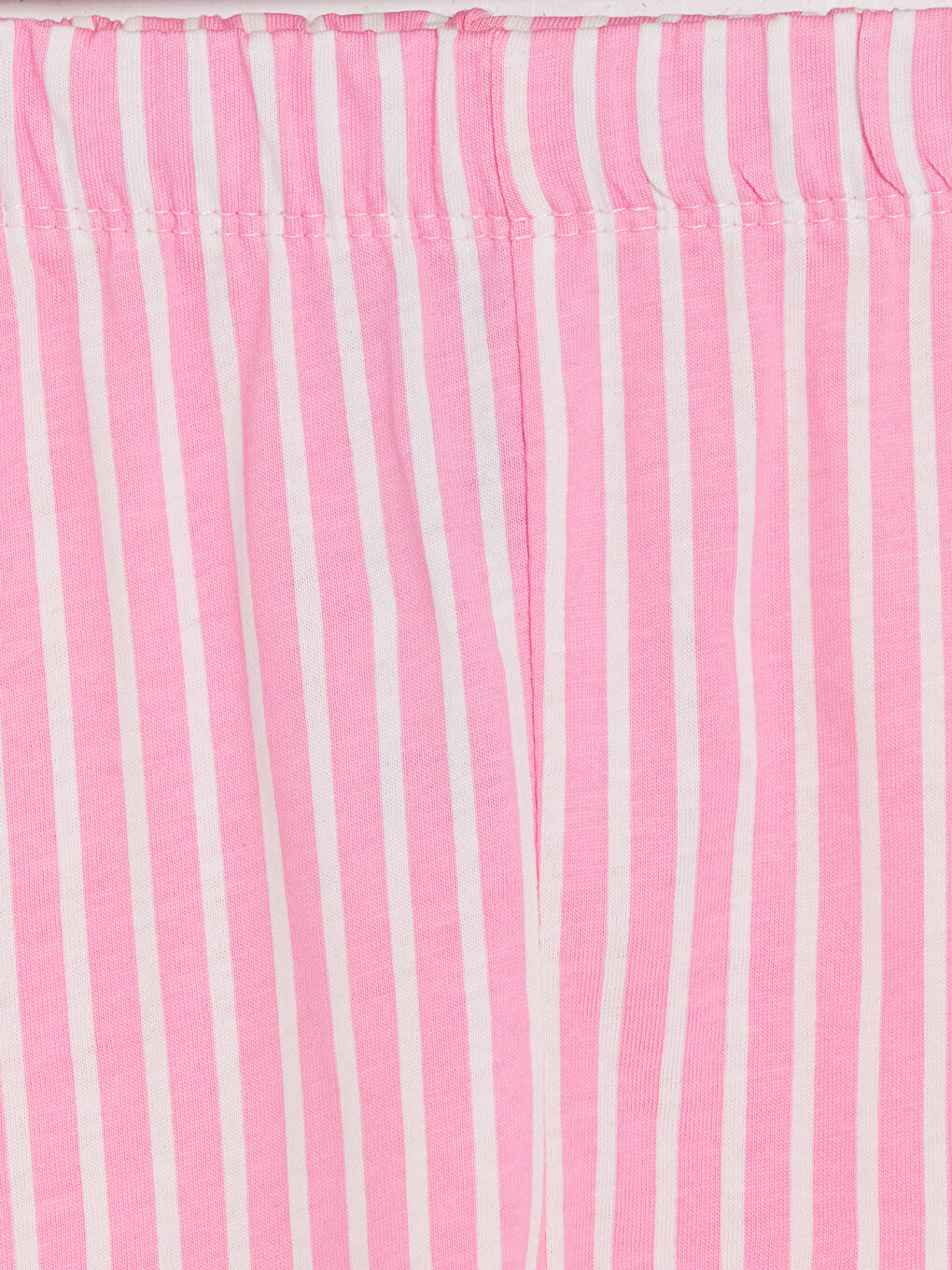 Pembe Beli Lastikli Baskılı Kız Çocuk Pijama Alt-1