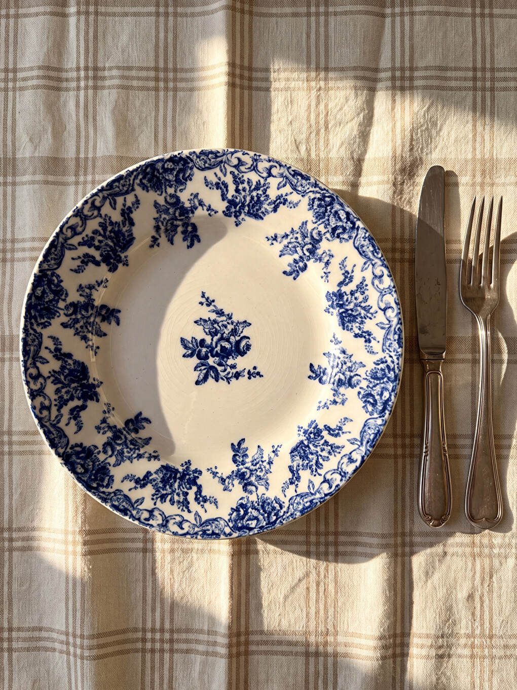 Floral Porcelain Cake Plate 19 Cm