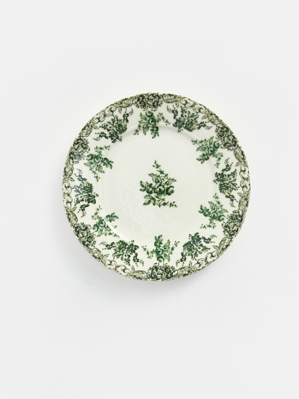 Flower Printed Porcelain Cake Plate 19 Cm-2