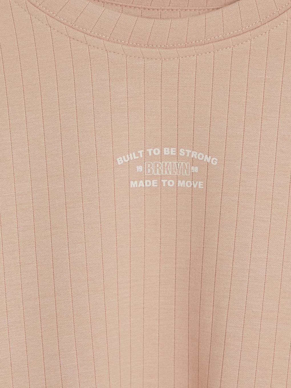 Bej Baskılı Kız Çocuk Soft Touch Sweatshirt-2