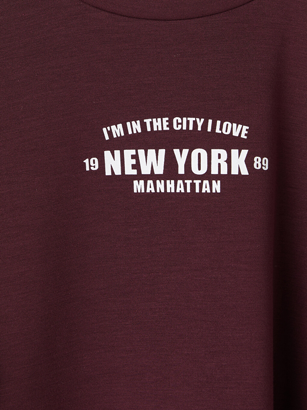 Mürdüm New York Baskılı Kız Çocuk Takım-1